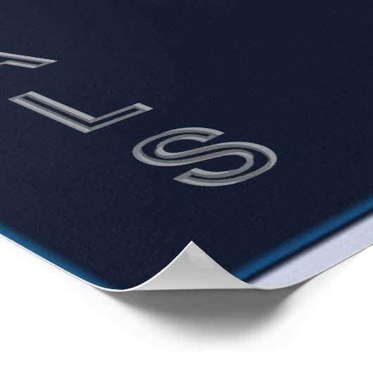 s,p & d orbitals poster ポスター (角)