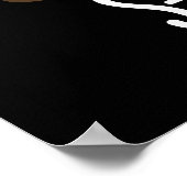 S-poo-ky幽霊おもしろいウンチプンダークBG ポスター (角)