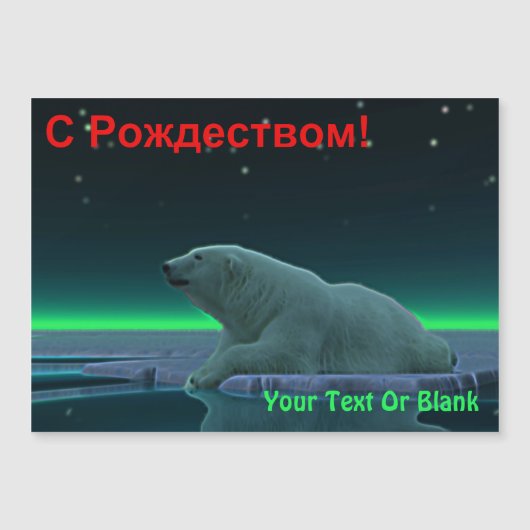 S Rozhdestvom – アイスエッジポーラベア (正面)