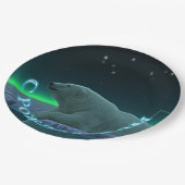 S Rozhdestvom – アイスエッジポーラベア ペーパープレート (アングル)