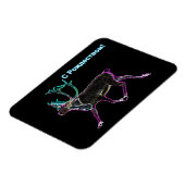 S Rozhdestvom – 電気カリブー マグネット (左側)