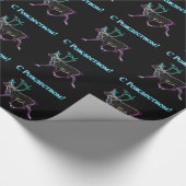 S Rozhdestvom – 電気カリブー ラッピングペーパー (角)