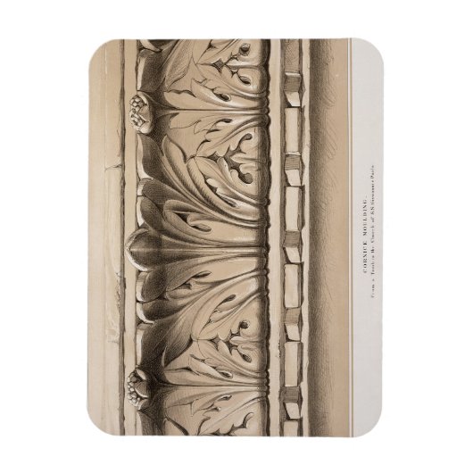 S.S.の教会の墓からコルニースモールディング マグネット (縦)