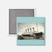 S.S.オリンピックスター、ホワイトスターライン、1913 マグネット (正面/裏面)