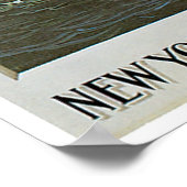 S.S.カレドニアヴィンテージ船広告 ポスター (角)