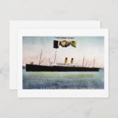 S.S.ケルト(ホワイトスターライン)20,904トン ポストカード (正面/裏面)