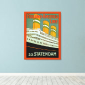 s.s.スタテンダム キャンバスプリント (インサイチュ (ウッドフロア))