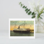 S.S.バージニア州，マスケゴン，ミシガン ポストカード (スタンド正面)