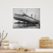 S.S.プリンセスが1910年に難破 ポスター (キッチン)