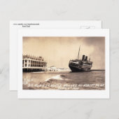 S.S.モロ城アグラウンド、アズベリー公園、NJヴィンテージ ポストカード (正面/裏面)