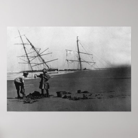 S.S. Alice McDonald Resck Ilwaco半島 ポスター (正面)