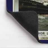 S.S. Caledonia -グラスゴーに出入するニューヨーク マウスパッド (コーナー)