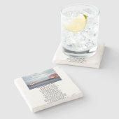 S.S. Edmund Fitzgerald Stone Coaster ストーンコースター (横)