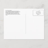 S.S. NorthwesternのUnalaskaの島 案内ポストカード (裏面)