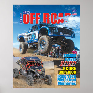 S&S Off Road Magazine 2020年1月カバープリント ポスター