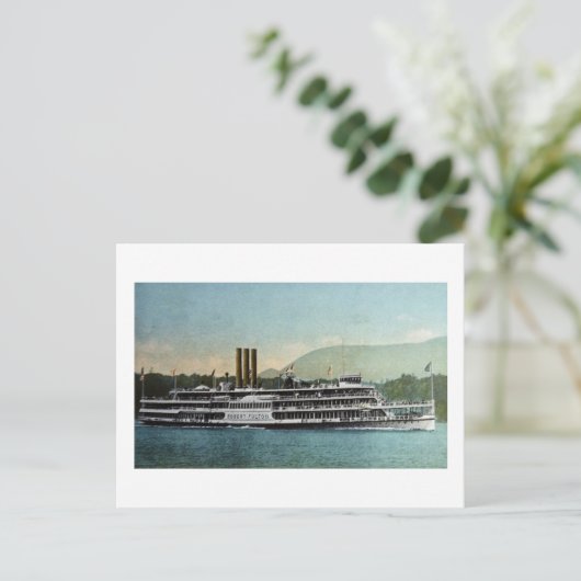 S.S. Robert Fulton - Hdson Riv er Day Line ポストカード (スタンド正面)