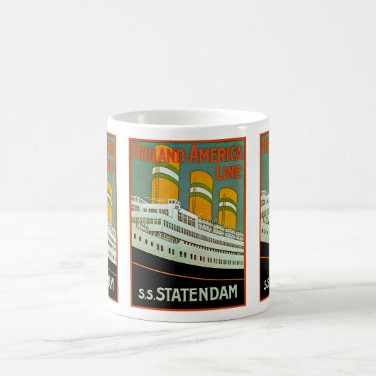 s.s. Statendam コーヒーマグカップ (中央)