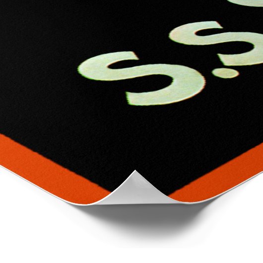 s.s. Statendam ポスター (角)