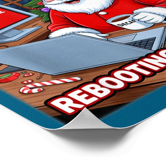 s Santa Support Tech Rebooting Lover ポスター (角)