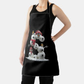 S-shaped Snowman-minion エプロン (インサイチュ)