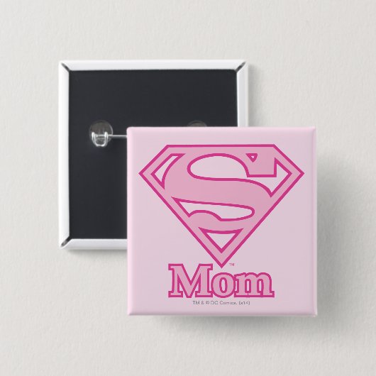 S-Shield Mom 缶バッジ (正面&裏面)