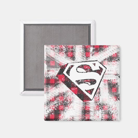 S-Shield Over Plaid マグネット (正面/裏面)