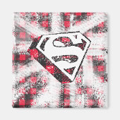 S-Shield Over Plaid マグネット (正面)