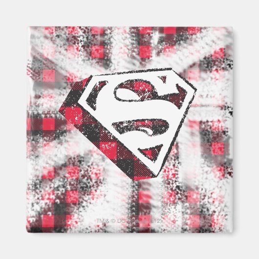 S-Shield Over Plaid マグネット (正面)