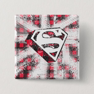 S-Shield Over Plaid 缶バッジ