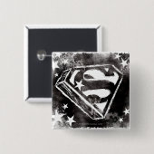 S-Shield With Stars 缶バッジ (正面&裏面)