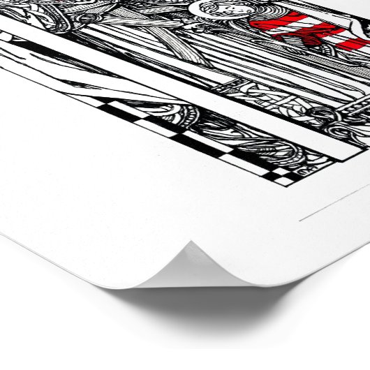 S. Stephen of Hungary with S. Emeric ポスター (角)