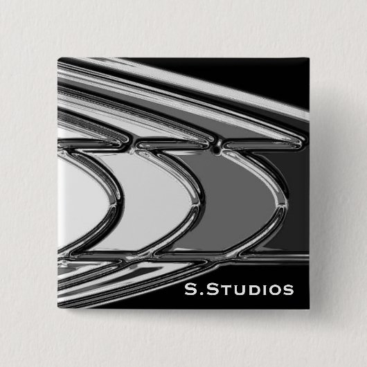 S.Studiosのロゴ 缶バッジ (正面)