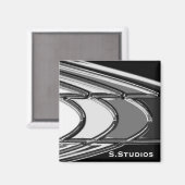 S.Studiosロゴ マグネット (正面/裏面)