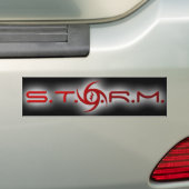 S.T.O.R.M. バンパーステッカー (車上)