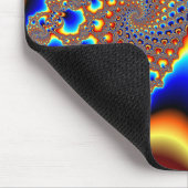 s through -スリップまたは滑ること Fractal Art マウスパッド (コーナー)