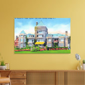 S. Track Estate Mansionの外観ビュー キャンバスプリント (インサイチュ (リビング))