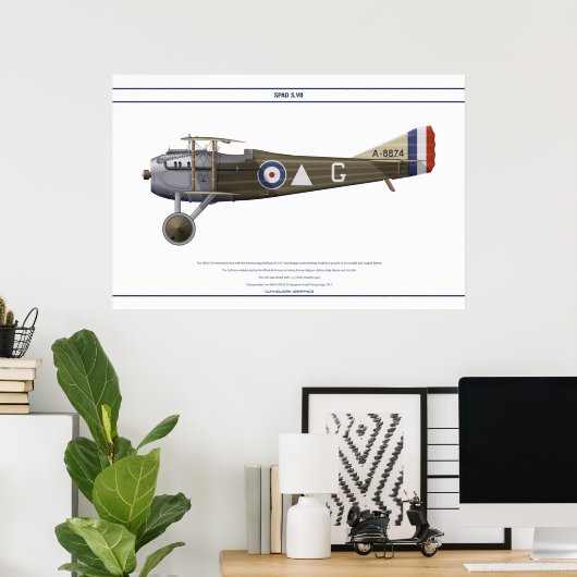 S.VII 23 Sqn RFC ポスター (ホームオフィス)