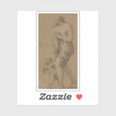 S. Vouet：ヴィーナスとキューピッドの姿のための勉強 シール (シート)