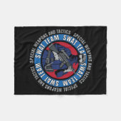 S.W.A.T. チーム フリースブランケット (正面(横))