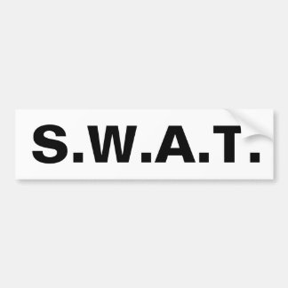 S.W.A.T. -殴打の特別な武器および作戦 バンパーステッカー