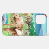 saの背景にあるアフリカの野生動物 Case-Mate iPhoneケース (裏面 (横))