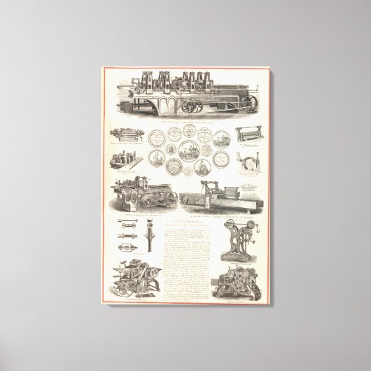 SAウッズ機械会社 キャンバスプリント (正面)