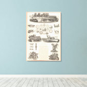 SAウッズ機械会社 キャンバスプリント (インサイチュ (ウッドフロア))