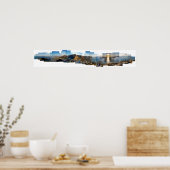 SAケープタウン、ライオンズヘッドマウンテンから眺める ポスター (キッチン)