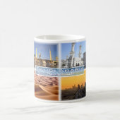 SAサウジアラビア – メディナの預言者のモスク コーヒーマグカップ (中央)
