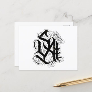 SAチカーノ文字 ポストカード