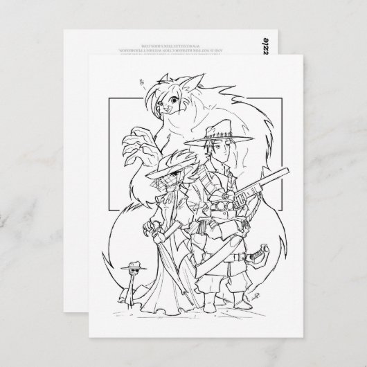 SAリーグ ポストカード (正面/裏面)