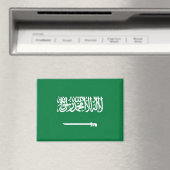 SA0001、サウジアラビア、国旗、 マグネット (インサイチュ (食洗機))