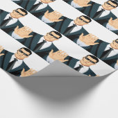 SA7シークレットエージェントボディガード漫画漫画ダークモブ ラッピングペーパー (角)