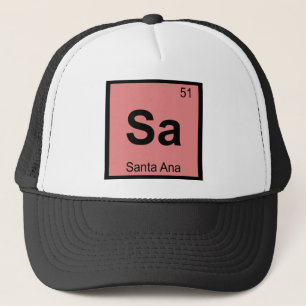 Sa - サンタアナ カリフォルニア 化学 周期表 キャップ